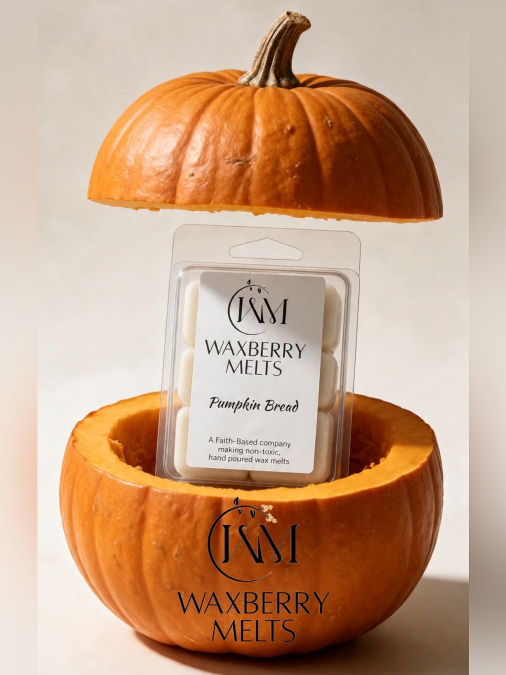 Hand Crafted Pumpkin Bread Scented Wax Melt